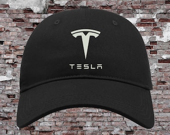NEW Baseball Hat Tesla Logo Embroidered Adjustable Tesla Motor Car Owner Cap