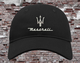Casquette de baseball unisexe brodée Maserati casquette de camionneur chapeau haut calotte en coton doux meilleur cadeau