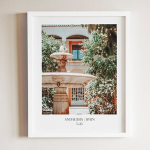 Impresión de Sevilla, cartel de Andalucía, arte de pared de España, decoración de fotos de Sevilla, impresión de viaje de Sevilla