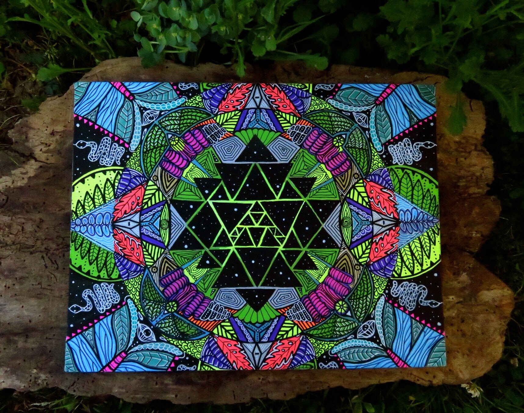 Peinture Original/Original Artwork - Le Voyage -