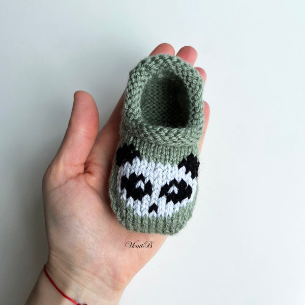 Modèle à tricoter chaussons bébé 0-3 m, chaussons à tricoter pour nouveau-né, chaussons bébé confortables, chaussettes première taille, chaussettes en fil