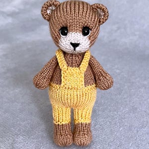 Teddy knitting pdf pattern ON 2 NEEDLES, Knitting bear stuffed toy, Knitting soft toy