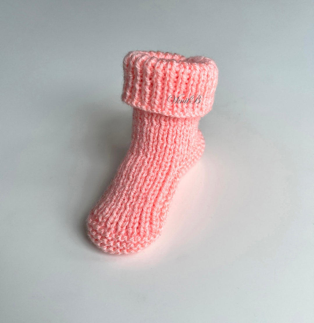 Baby Socks Knitting Pattern, Newborn Knitting Socks, Cozy Baby Booties