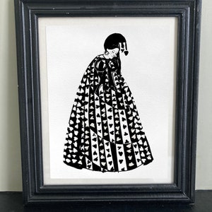 Fifi -  Artist Quality Giclee Print, Portrait of a Woman, Illustration