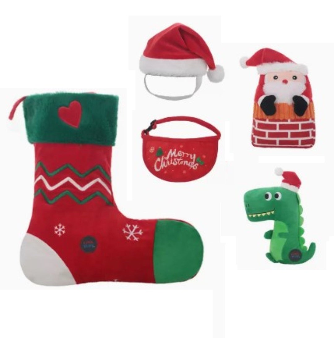 Christmas Stocking Gift Set for Dog/luxury Christmas Dog Toys Etsy