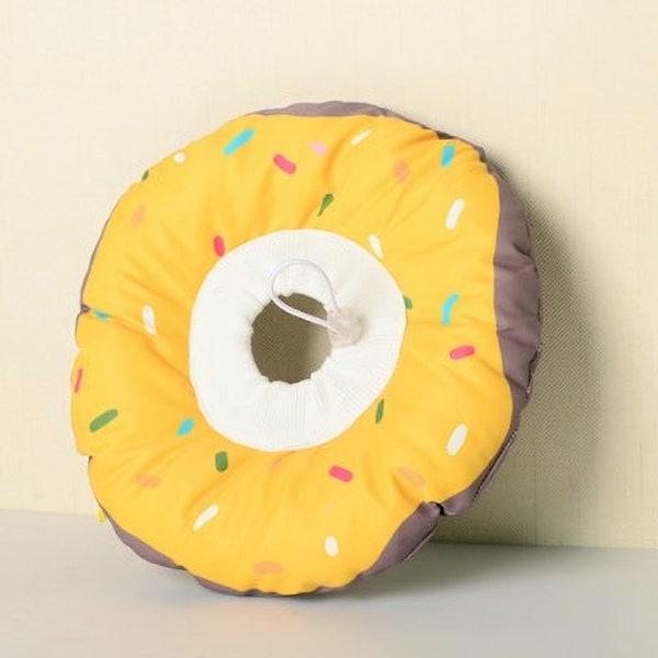 Collier élisabéthain réglable/collier de récupération Cute Donut