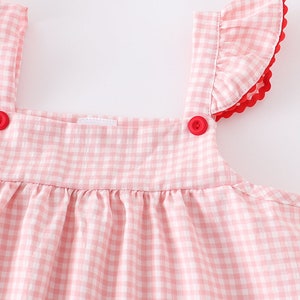 STRAWBERRY Sister Matching Outfits, Girls Matching Dreses, Sibling ...