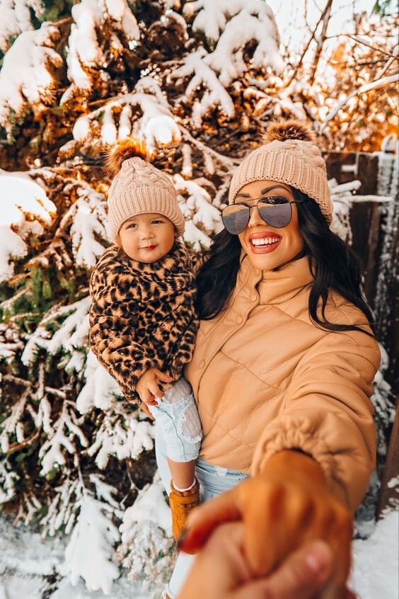 Mommy and Me Matching Beanies Matching Mom and Baby Beanies Etsy
