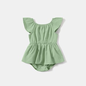 ARIEL Sage Green Wedding Guest Matching Dresses Mommy and Me - Etsy