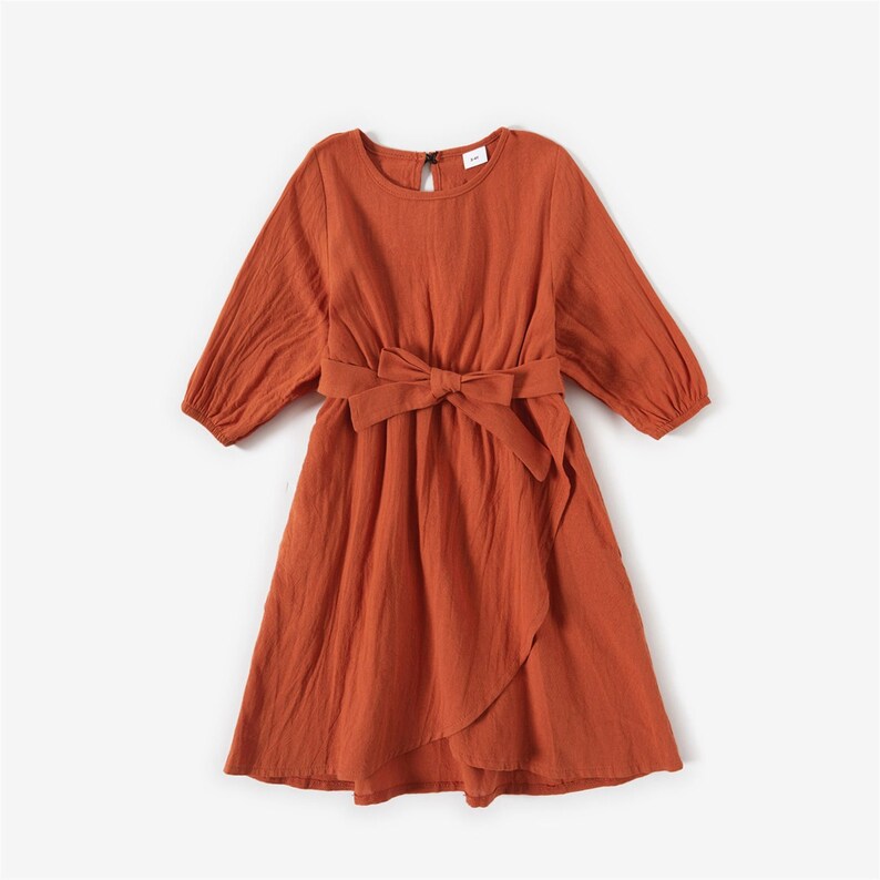 RUST Autumn Matching Dresses Mommy and Me Matching Outfits Etsy