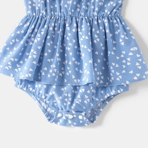 Hearts BLUE Casual Mommy and Me Dresses Matching Outfits - Etsy