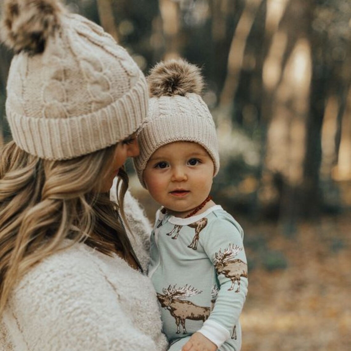 Mommy and Me Matching Beanies Matching Mom and Baby Beanies Etsy