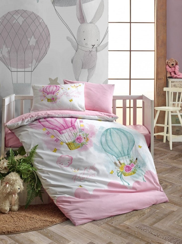 4 Pcs Baby Bedding Set 100 COTTON Kids Bedding Baby Girl Etsy