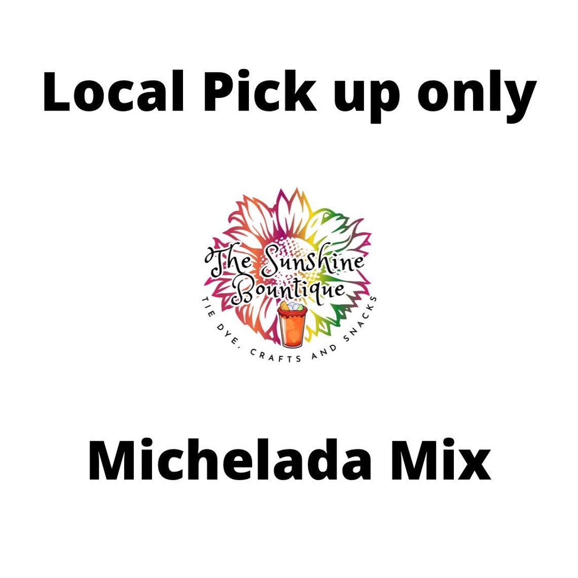 Local pick up only Etsy