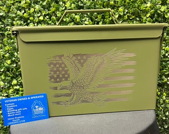 Laser Engraved Custom Ammo Can, Fathers Day, Personalized Ammo can Gift