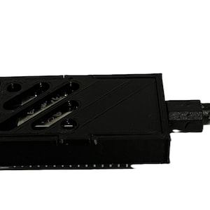 ESP32 Enclosure – 3D Printed Snap-Fit Case with USB Access & Ventilation