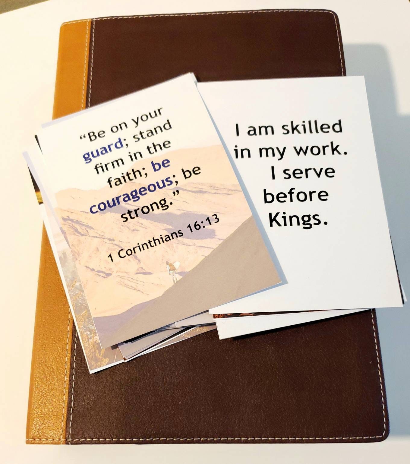 Free Printable Scripture Card For Men