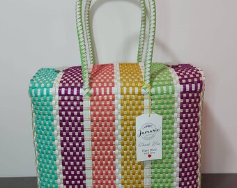 recycled plastic beach bolsa