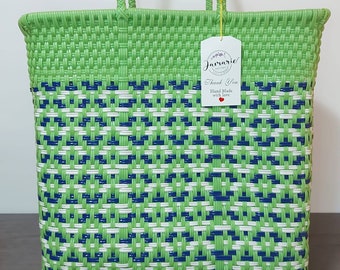 recycled plastic beach bolsa