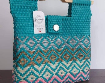 crochet plastic bolsa tote pattern