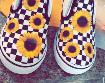 vans customs sunflower