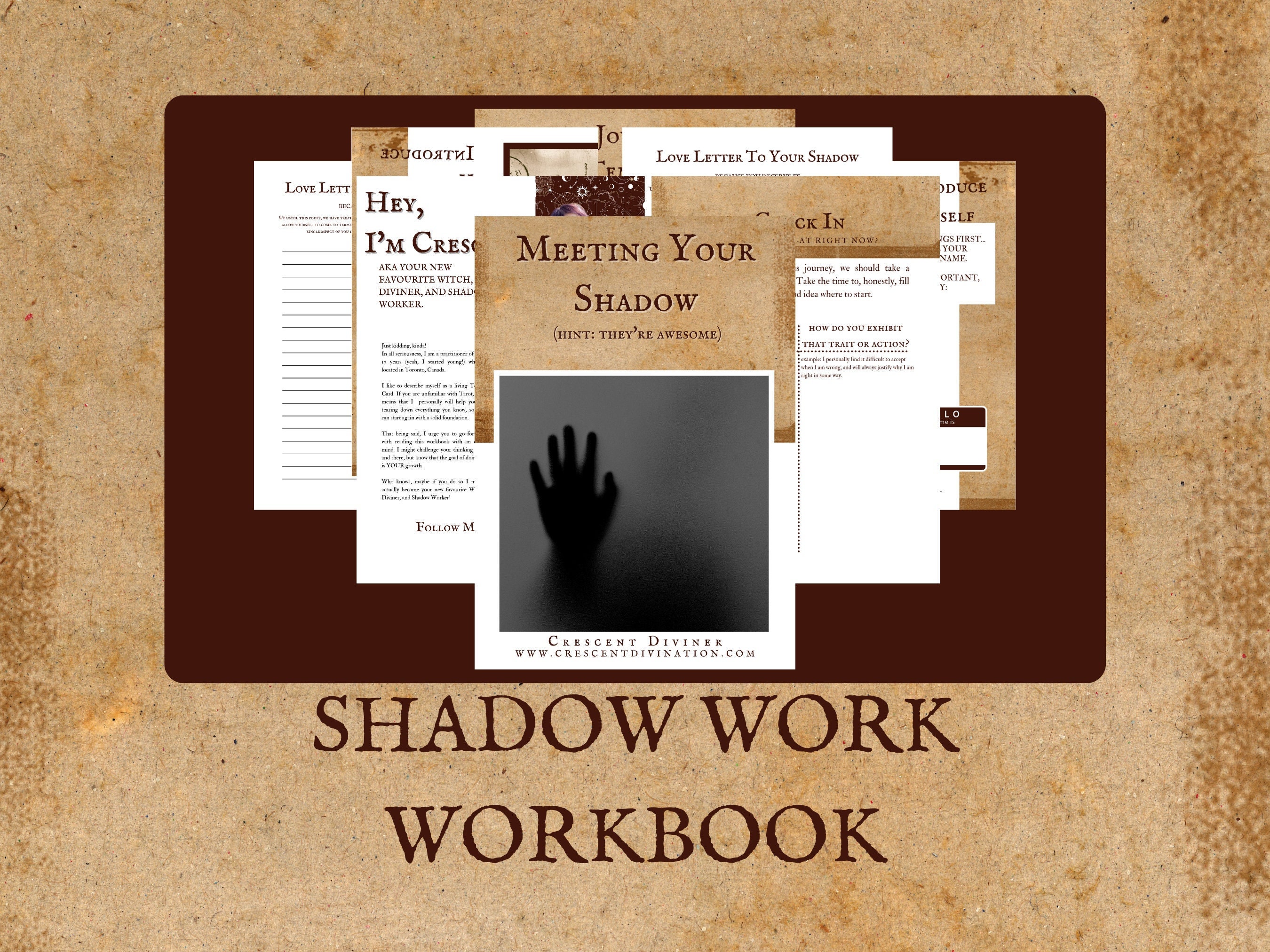 shadow work workbook shadow work worksheets shadow work etsy