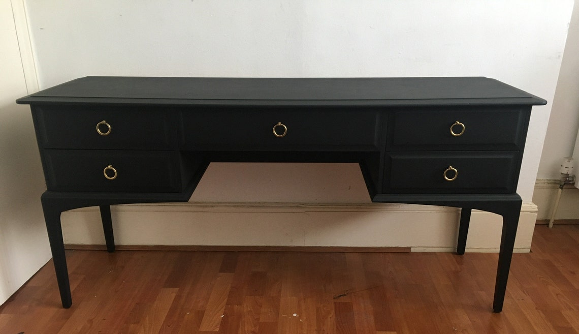 Stag Dressing Table Stag Vanity Stag Office Desk Black Etsy UK