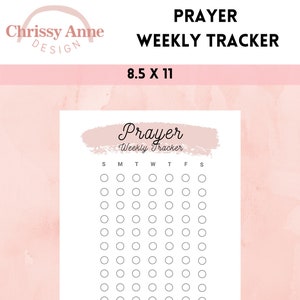 Prayer Tracker | Prayer Journal | Prayer Log