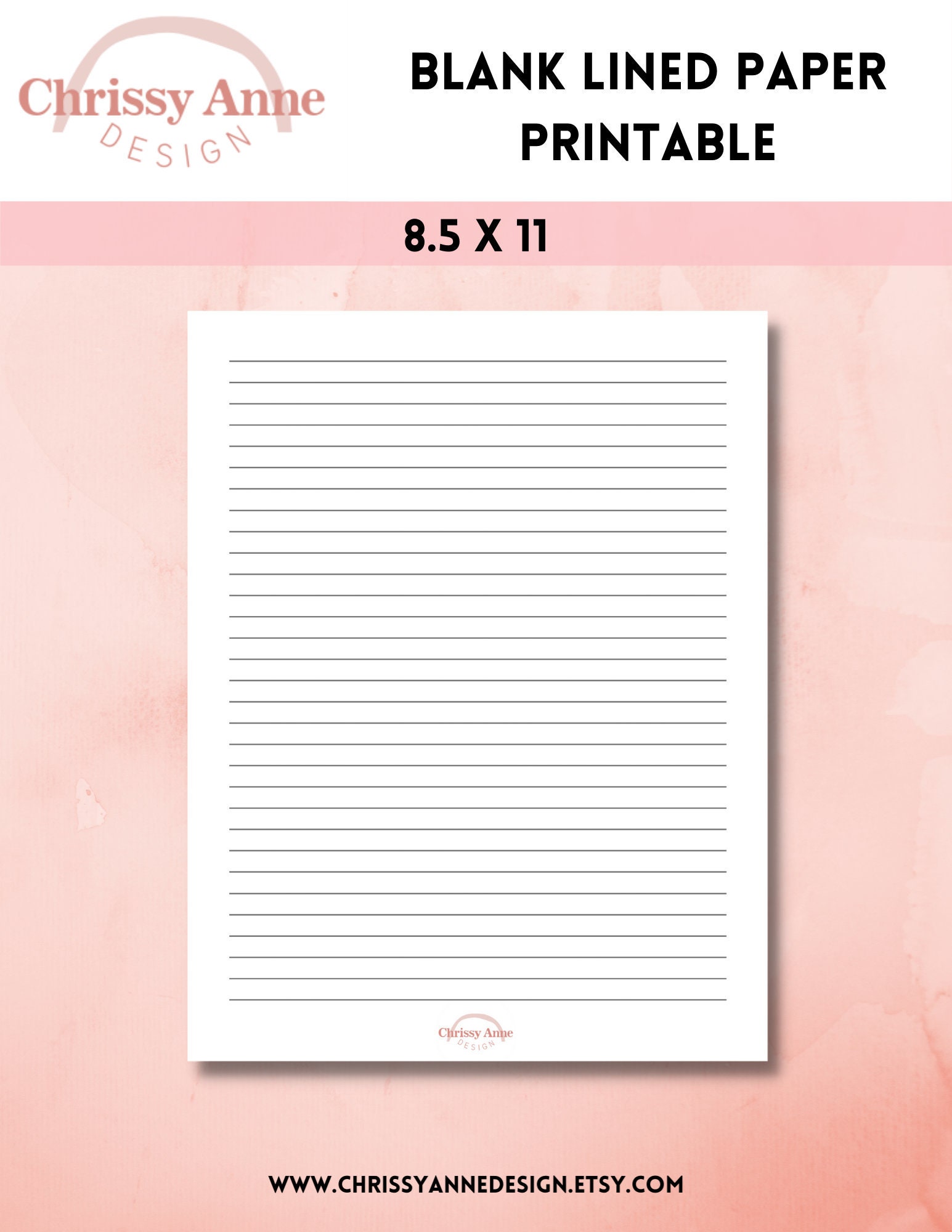 Blanked Lined Paper Blank Page Page to Write On Journal - Etsy Italia