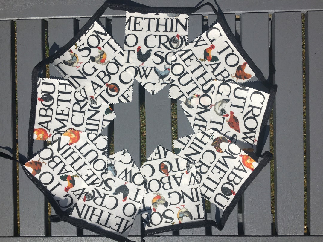 Emma Bridgewater Oilcloth Bunting / Outdoor Bunting / Garden Bunting