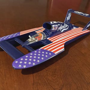 2025 - New 1/25th Scale Miss Apollo Mechanical Unlimited Hydroplane Boat Model Kit - Unassembled - Ships from WA, USA