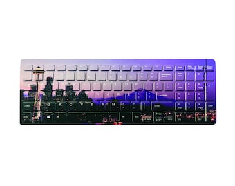 New York, Seattle or Miami Full Color Keyboard - Printed in WA - Fast & Free Ship From WA, USA - Ideal Gift for City Lovers