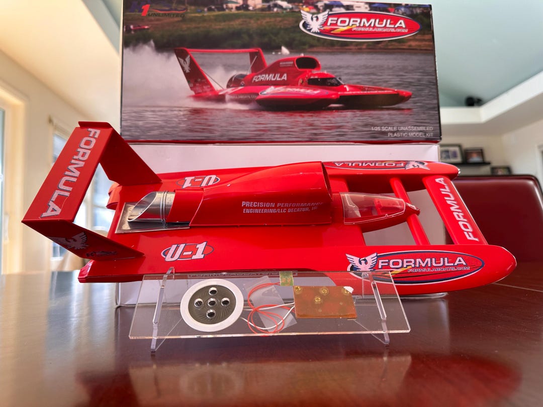 2025 - New 1/25th Scale Formula Mechanical Unlimited Hydroplane Boat ...