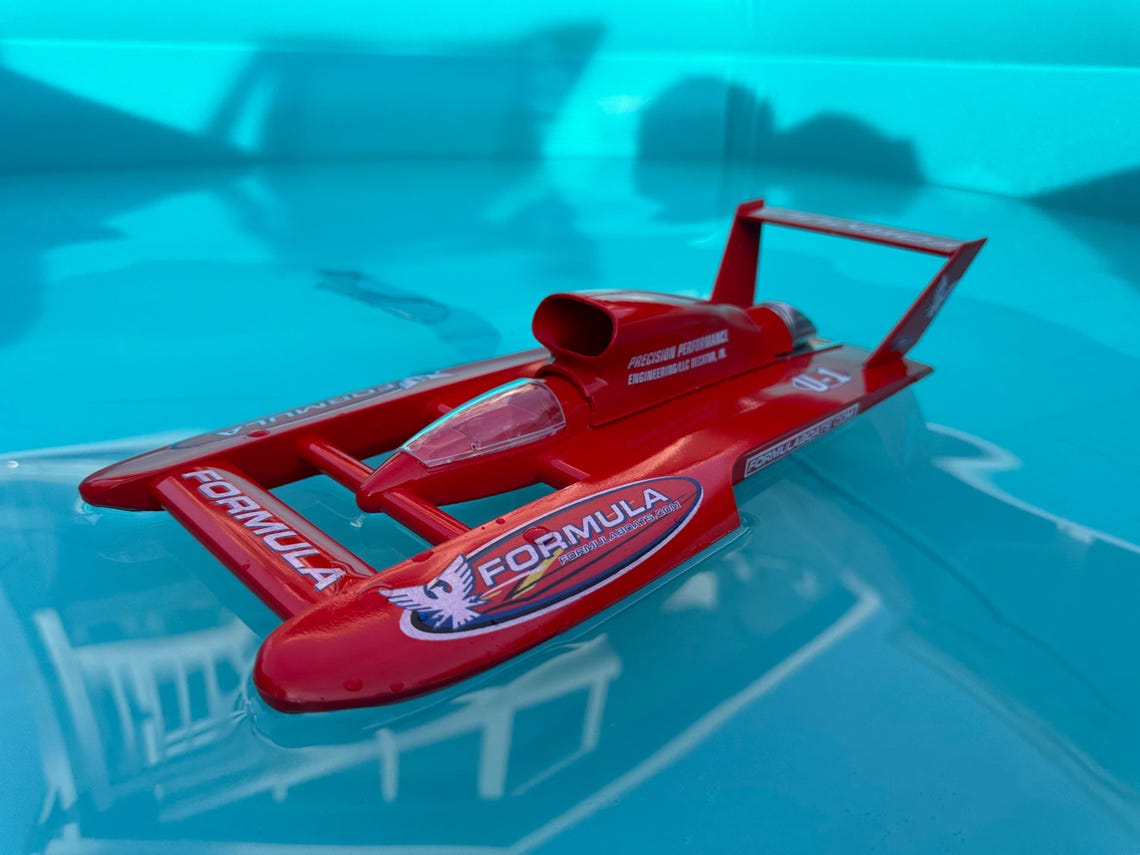 2025 - New 1/25th Scale Formula Mechanical Unlimited Hydroplane Boat ...