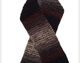 Ashes - Handmade Scarves - knitted soft warm beautiful bulky yarn scarves, winter, spring, fall.