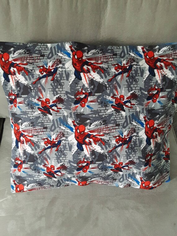 Spiderman Character on 14x17 Cotton Throw Pillows. Etsy