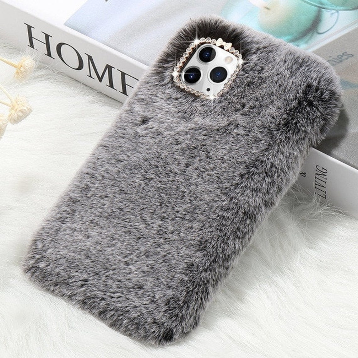 Luxury Fluffy Fur Phone Case for IPhone Etsy