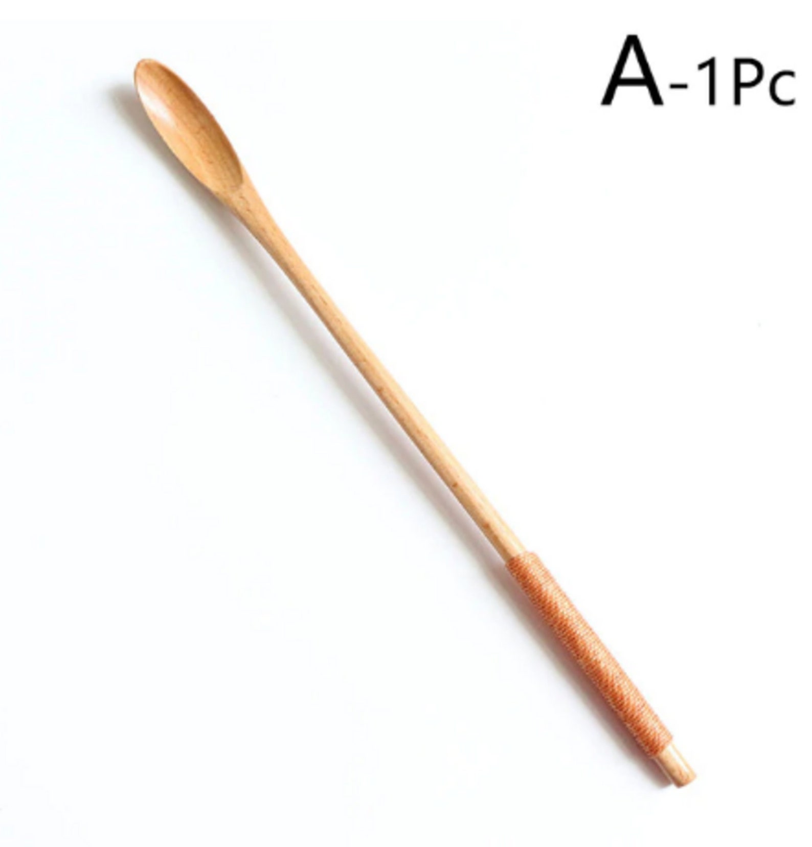 Wooden Spoon With Long Thin Handle Stirring Rod Mixing Spoons Etsy