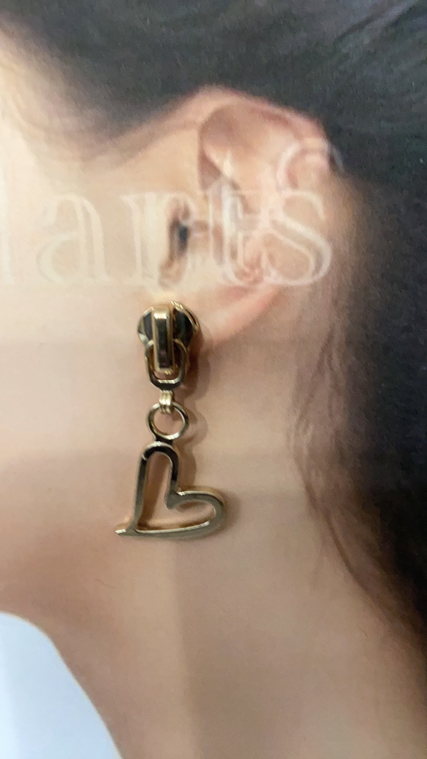 Zipper Earrings Pierces the Zipper Zipper Pieces Fun Etsy UK