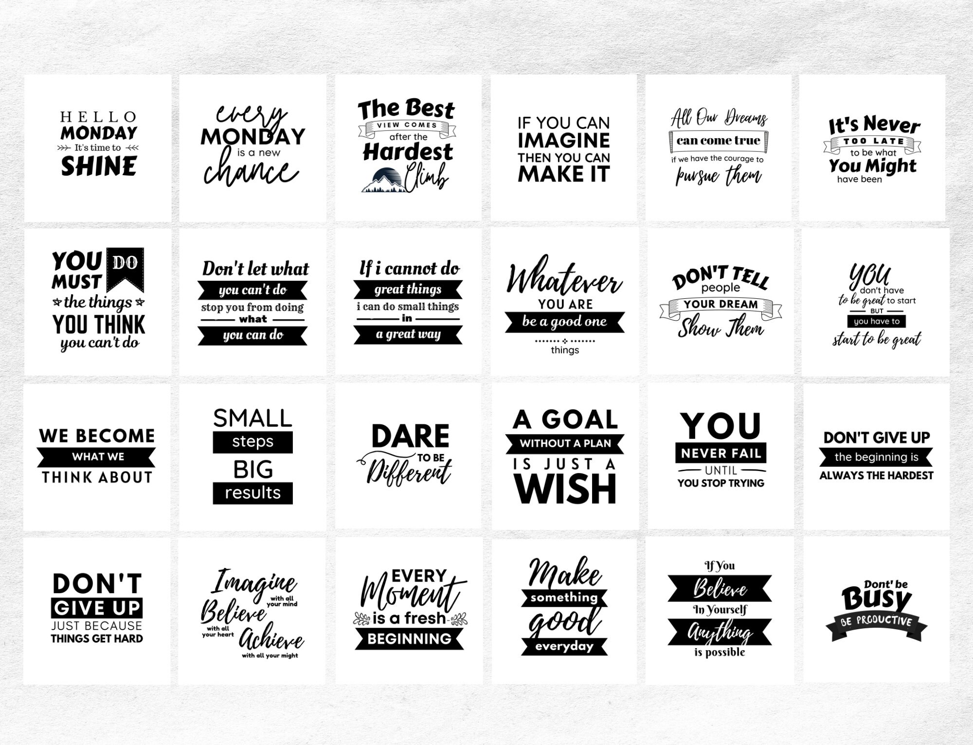 65 Motivational Quotes Canva Templates Quotes For Social Etsy UK