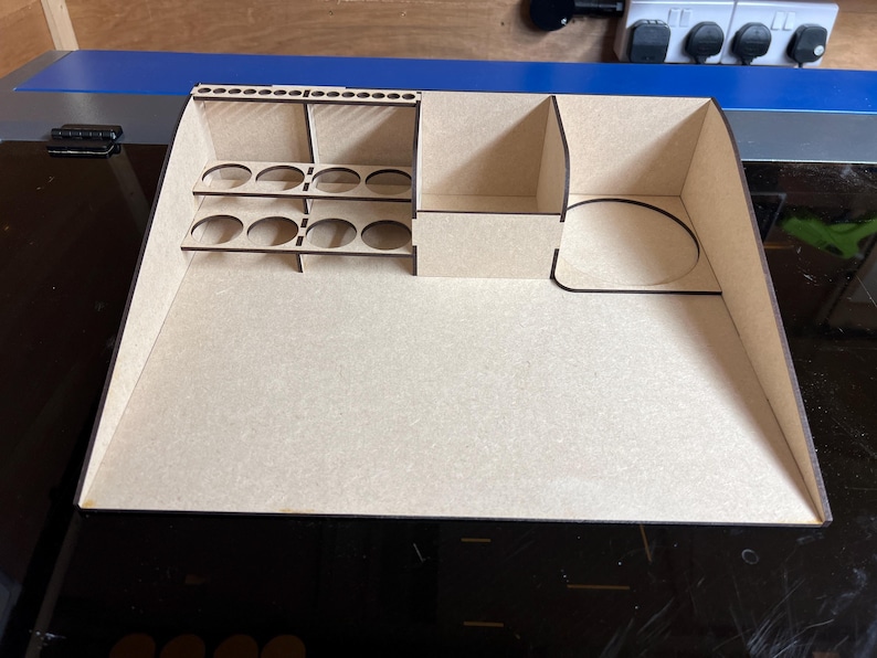 Hobby Modelling Workstation - Small - MDF Laser-cut Kit 35cm X 27.5cm ...