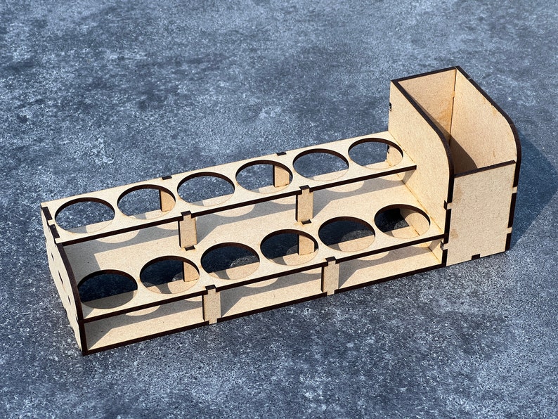 Paint Pot Rack in Kit Form. MDF Laser-cut Kit - Etsy