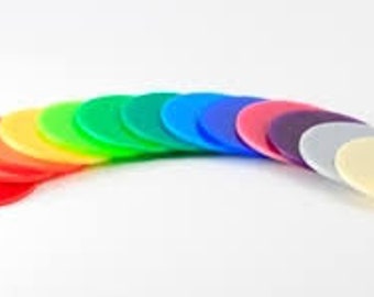 Acrylic Plastic Circles Discs Laser Cut Acrylic - Custom Sizes and Quantities - 3mm Thick