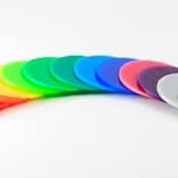 Acrylic Plastic Circles Discs Laser Cut Acrylic - Custom Sizes and Quantities - 3mm Thick