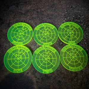 Objective Markers for Tabletop Wargames set of six image 3