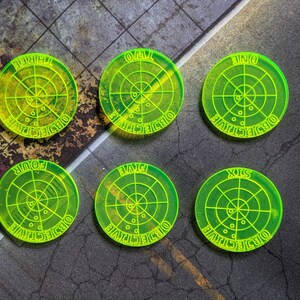 Objective Markers for Tabletop Wargames set of six image 2