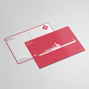 Set di 5 cartoline Souvenir dalla Svizzera Carta sostenibile Cartoline Swiss Made git from