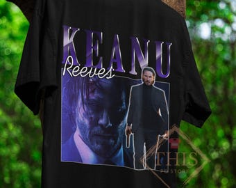 Retro Keanu Reeves Shirt, Keanu Reeves Inspired Character, Keanu Reeves Fan Tees, Keanu Reeves Tshirt, unisex tee, Gift papa