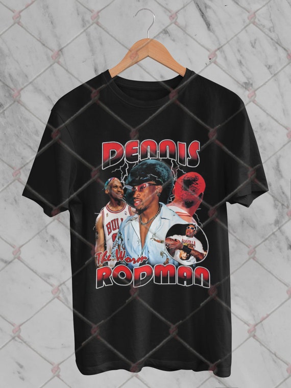 Dennis Rodman Shirt, Homage Dennis Rodman , 90s Vintage Tshirt 