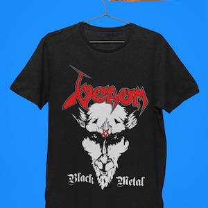 Venom-Black Metal , heavy metal tshirt unisex famous design women and men tee vintage